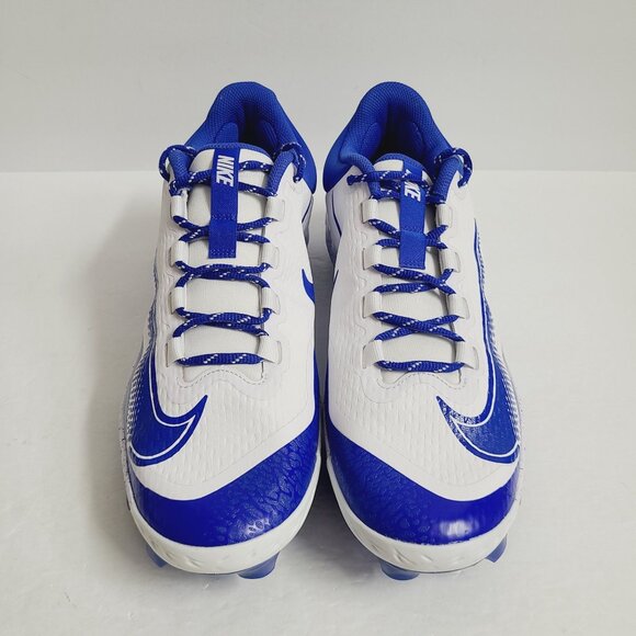 NEW Nike Alpha Huarache Elite 4 Low MCS Baseball Cleats FD6255-106 Size 12 White main image 7